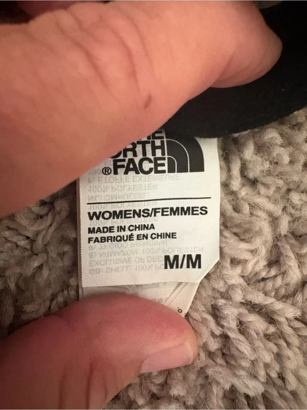 The North Face Gray Women's Fleece Gloves- M/M